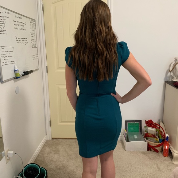 H&M dark green dress - Picture 5 of 9